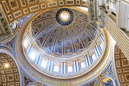 Saint Peter's cathedral ceilingのeditorial素材