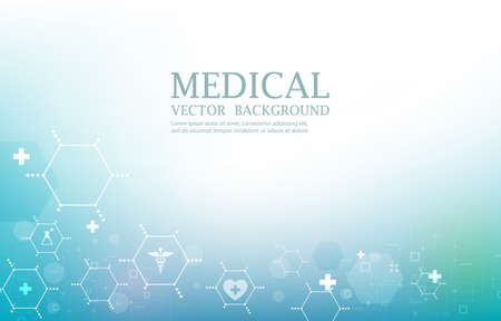 Abstract modern healthcare and medical vector backgroundのイラスト素材