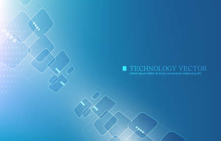 Abstract vector electronic circuit technology backgroundの写真素材