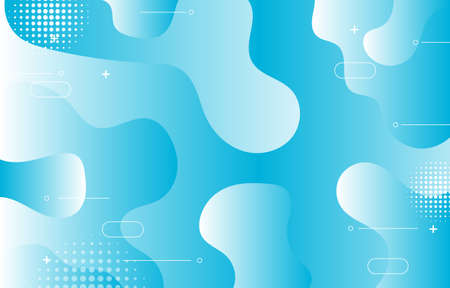 fluid vector blue background.water wave conceptのイラスト素材