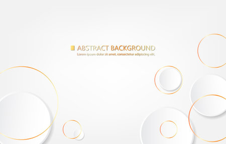 Abstract vector luxury background.geometric circles shapeのイラスト素材