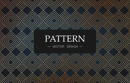 Geometric triangle and square line pattern.luxury pattern vector background