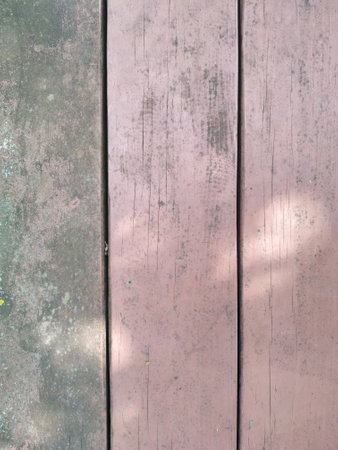 Beautiful old wooden background of wooden log without bark.の写真素材