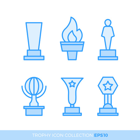 Set of premium award icons. eps10 vector illustrationのイラスト素材