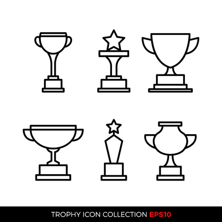 Set of premium award icons. eps10 vector illustrationのイラスト素材
