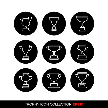 Set of premium award icons. eps10 vector illustrationのイラスト素材