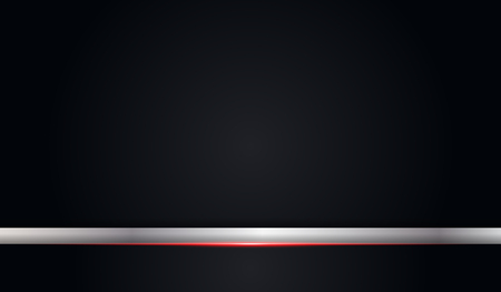 abstract metallic red shiny color black frame with silver metal layout modern tech design vector template backgroundのイラスト素材