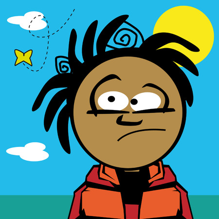 face of little boyのイラスト素材