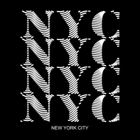 NEW YORK NYC design typography, Grunge background vector design text illustration, sign, t shirt graphics, print.のイラスト素材