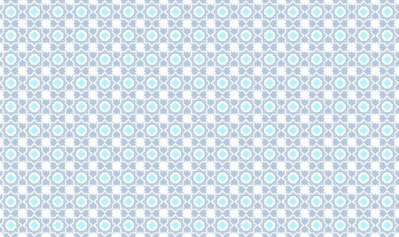 Seamless geometric pattern. Blue and white background. Abstract vector illustration.