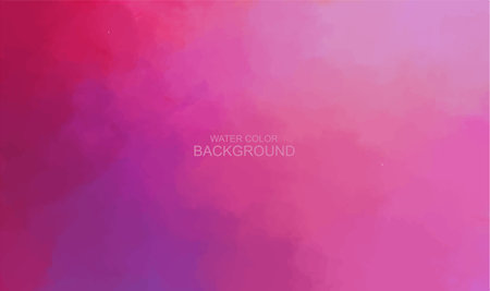 Abstract watercolor background. Vector illustration. Red, pink, purple colors.のイラスト素材