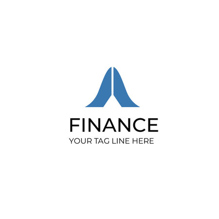 Finance  design vector template. Business finance design template.のイラスト素材