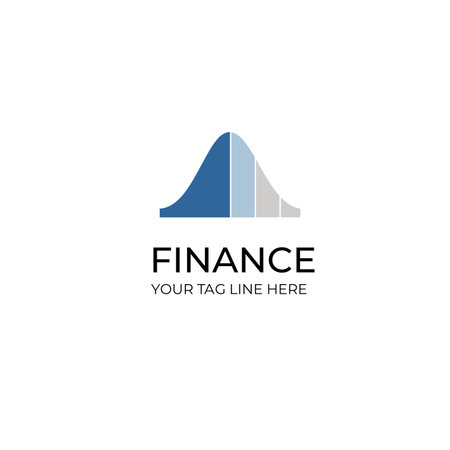 Finance design vector template. Business finance design template.のイラスト素材