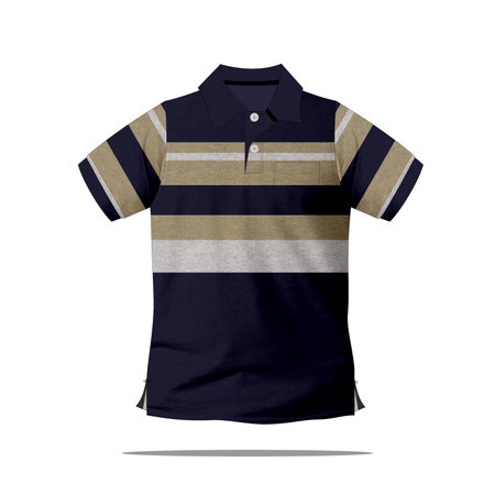 Male t-shirt isolated on a white background with clipping path.のイラスト素材