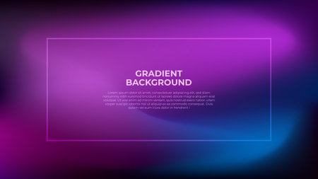 Neon glowing techno lines, hi-tech futuristic abstract background templateのイラスト素材