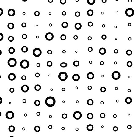Abstract Fractal Geometry Monochrome Seamless Patterns and Vectorのイラスト素材