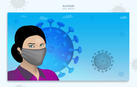 information media that is interesting and easy to understand by everyone with the aim of increasing public awareness to protect themselves from the dangers of the corona virus.のイラスト素材