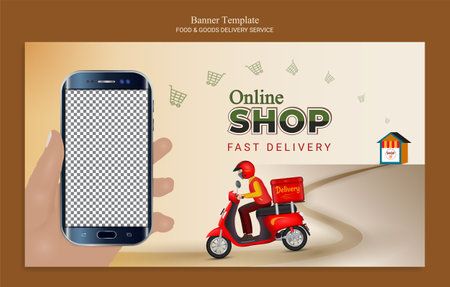 Promotion Delivery service to support your product sales, very useful to increase your product sales.のイラスト素材