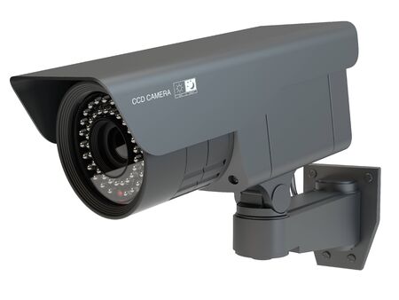 Security camera, 3d Illustration