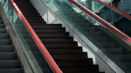 The escalator has been shut down.