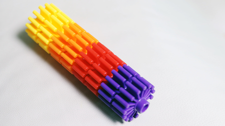Four color plastic bars