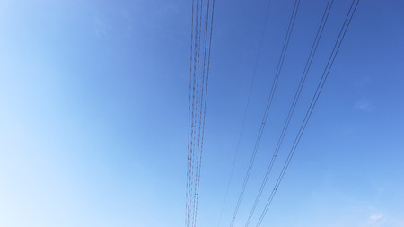 Wires against the sky