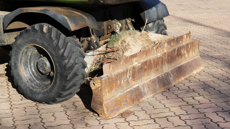 Part image of the bulldozer