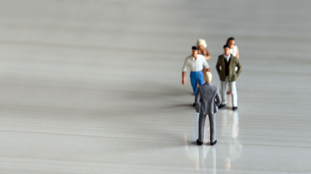 Employers and employee concept.の写真素材