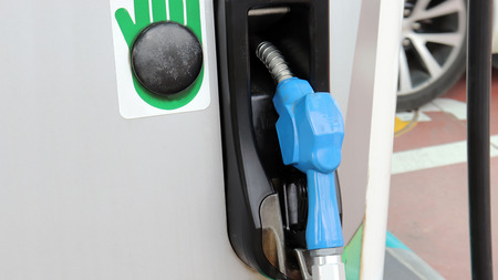 Gas station fuel fuse.の写真素材