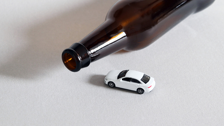 The risk concept for drinking and driving.の写真素材