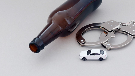 The concept of strengthening drunk driving punishment.の写真素材
