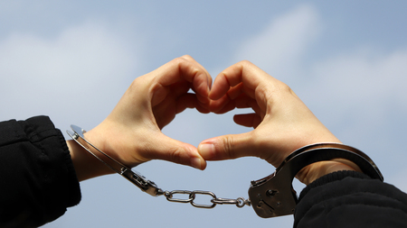 The concept of love confession.の写真素材