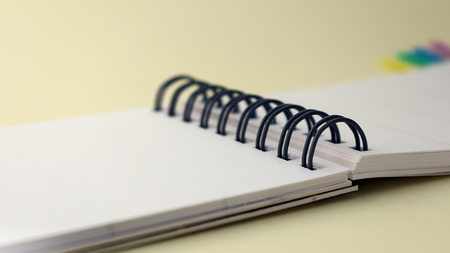 Close-up image of the jotter.の写真素材