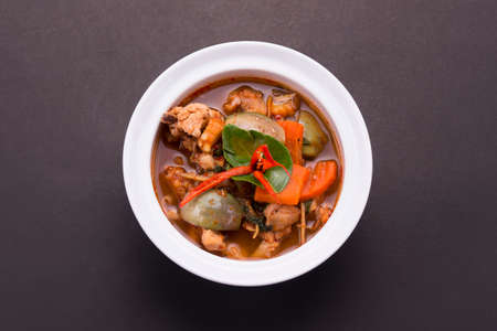 Thai chicken curryの写真素材