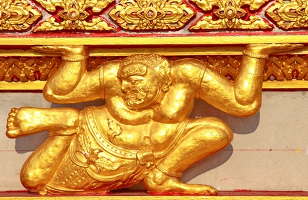 Thai temple art in churches のeditorial素材