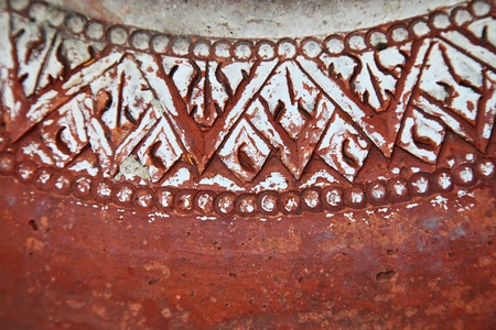 Thai side of the water jar.の写真素材