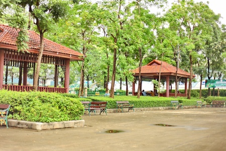 Thai pavilion in the parkのeditorial素材