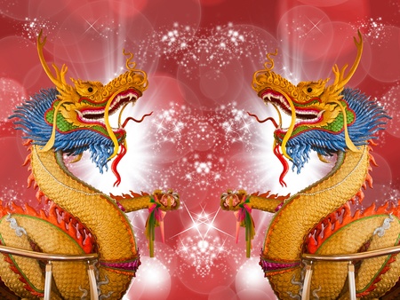 Dragon statueの写真素材