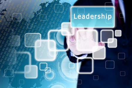 hand of business man pushing a button on a touch screen interface 
の写真素材