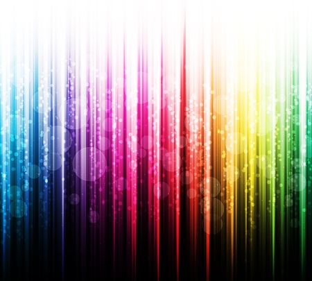 Abstract rainbow colours on a white and black background spectrumの写真素材