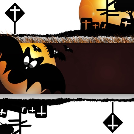 Halloween day Design on background whiteの写真素材
