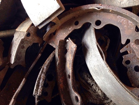 Fuel tanks in the garage.の素材