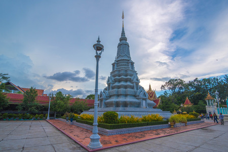 Tomb of King Soramrith Royal Palace, Cambodiaのeditorial素材
