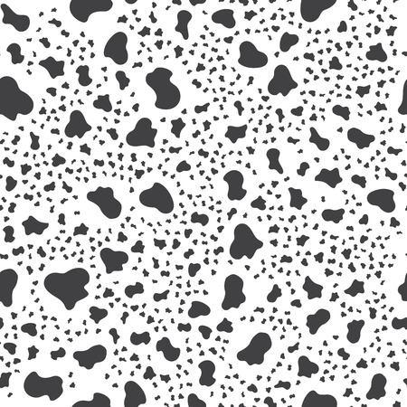 Vector seamless pattern with chaotic stains. Collage design.のイラスト素材