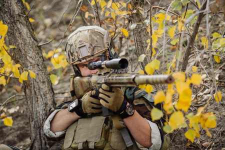 sniperの写真素材