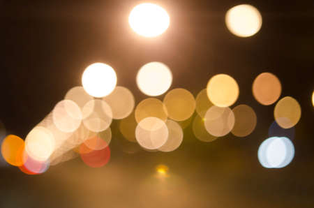 Abstract circular bokeh background of light