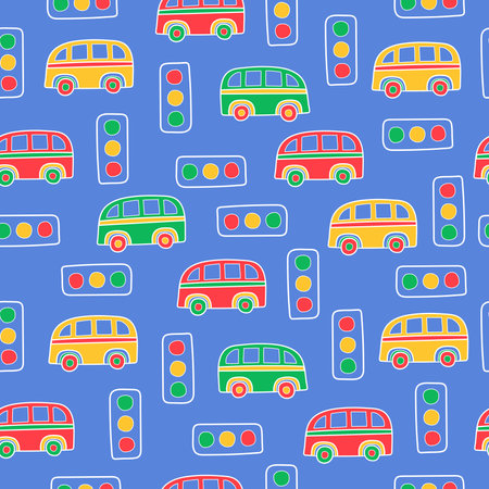 Seamless patterns, hand-drawn style used for fabric, textile, print, background and decorative...
