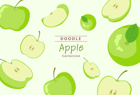Vector about Hand drawn apple collectionのイラスト素材
