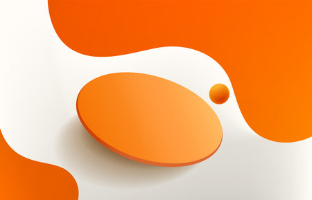 3d rendering, Abstract minimal stage for product display present background.のイラスト素材