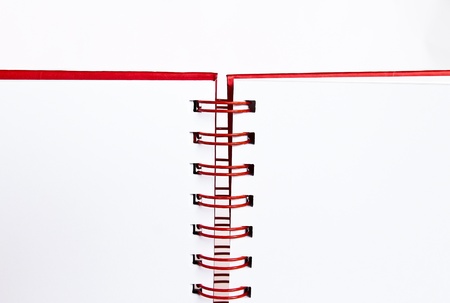 White book on white background の写真素材